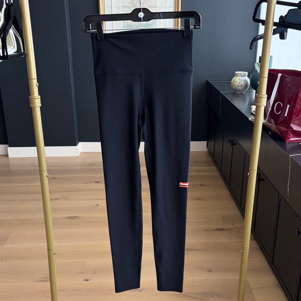 P.E. Nation Black High-Waist Leggings medium
